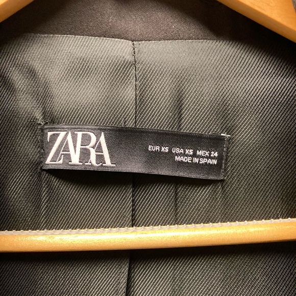 NWOT - Zara Black Tuxedo Suit Jacket - Picture 3 of 3